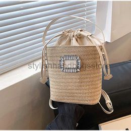 Schoudertassen Hay Draw Bag 2023 Dames Soul Bag Design Messenger Bag Strand Grote capaciteit Splice Bagstylishhandbagsstore