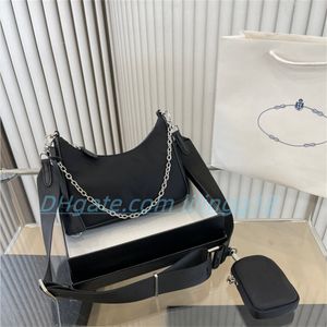 Nylon 3 stks triple Re-Edition 2000 2005 Schoudertassen heren dames Luxe Ontwerpers tassen handtassen hobo lady Bakken mode crossbody portemonnees Portefeuilles