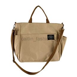 Borse a tracolla HOYINLOVE Corea del Sud Ins Borsa casual di grande capacità Borsa da donna in tela marea orizzontale Borsa a tracolla giapponese caitlin_fashion_bags