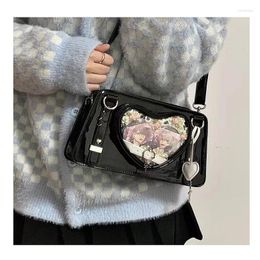 Schoudertassen binnen Japanse college tas voor vrouwen punk mode veelzijdige meid vrouwelijke handtas y2k ita stijlvol