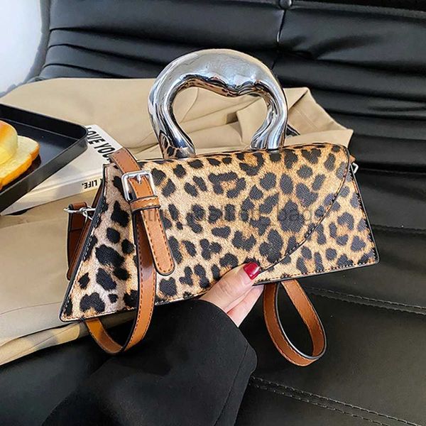 Bolsos de hombro INS Leopard Queen's Association Bag Bolso bandolera de cuero PU Bolsos y bolsos para mujer Diseñador de lujocatlin_fashion_bags