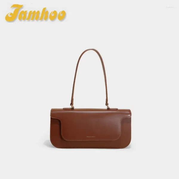 Bolsos de hombro Jamhoo Bolso de cuero de lujo para mujeres Bolsos de diseñador