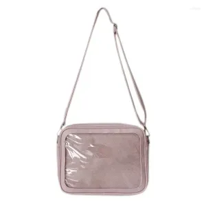 Sacs à bandoulière japonais Harajuku Ita sac pour femmes PU poche transparente Itabag lycée filles uniforme JK bandoulière