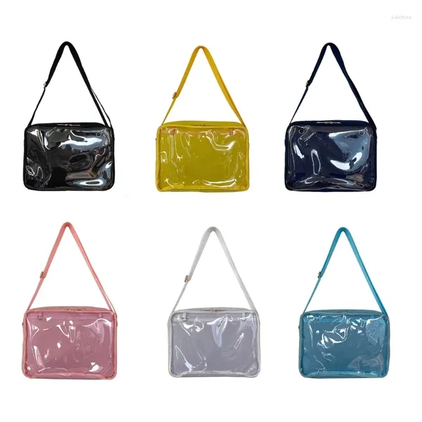 Sacs à bandoulière Japonais Femmes Sac Transparent Étudiant Adolescentes JK Uniforme Bandoulière Décontracté Grande Capacité École Bookbag Sac À Main