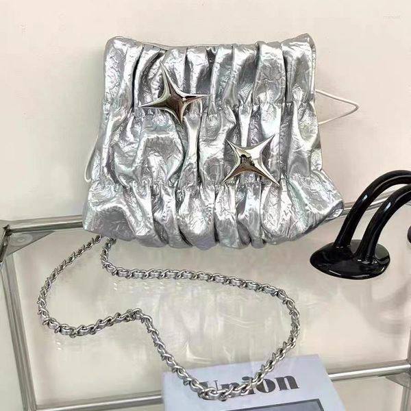 Sacs à bandoulière JIOMAY sacs à main pour femmes de luxe concepteur de haute qualité 2023 sac à main marque de mode chaîne pli bandoulière sac carré