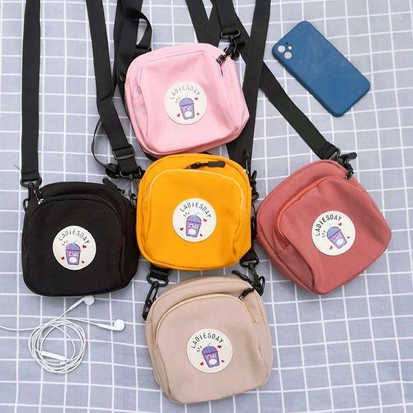 Sacs à bandouliers Korea Ins Girl étudiant sac féminin petit téléphone portable japonais harajuku style femme étanche messager