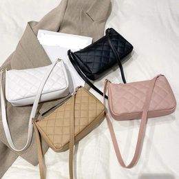 Schoudertassen Koreaanse stijl dames onderarmtas Mode Groothandel Messenger Borduren Square Drop Dameshandtas