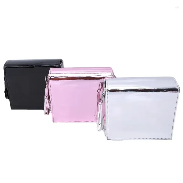 Sacs à bandouliers Version coréenne Sac de messager Jelly Jelly pour filles Hologram Laser Chaîne Fashion Color Color Crossbodybags