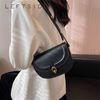 Umh￤ngetaschen linkes Sattel -Crossbody -Taschen f￼r Frauen 2023 Trend neu in Mode PU Leder Kleine Handtaschen und Geldb￶rsen f￼r eine einfarbige Vintage -Tasche