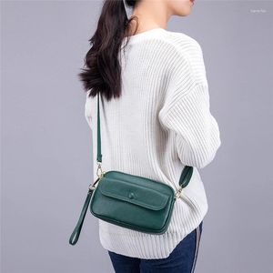 Schoudertassen Litchi Grain Patroon Koe Lederen Tas Dames Kleine Messenger Luxe Handtassen Dames Designer Crossbody