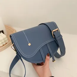 Schoudertassen kleine meid tas crossbody brede riem modieuze zadel handtassen vrouwen tote voor