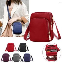 Schoudertassen Lkeep Fashion Women Crossbody Zipper mobiele telefoon tas dame vrouwelijke multifunctionele handtas pols portemonnee 2024