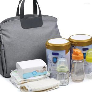 Schoudertassen Lep Mummy Bag Nappy fles grote capaciteit Hand Verpleging Reizen Hol uit Zipper Oxford Messenger