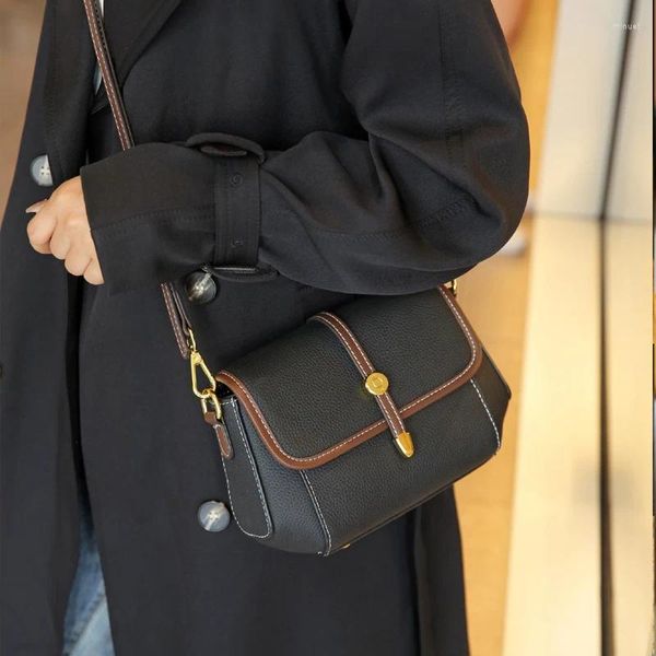 LOMANTINA – sacs à bandoulière en cuir de vache véritable pour femmes, sacs à main et sacs à main de luxe décontractés pour dames, 2024