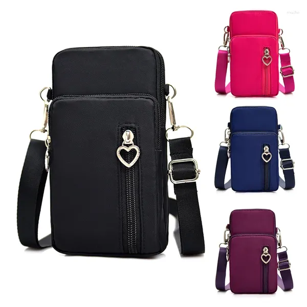 Bolsas de hombro Bolsas de diseño de lujo Meni Mini Hand Bag Satchel Style Nylon Crossbody para 2024 embragues de cadena lisa