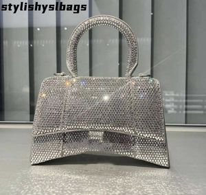 Sacs à bandoulière Designer de luxe Hobo sac à bandoulière poignée brillant strass soirée pochette sac à main sacs à main en cristal et sac à main Hobo sacs 011323H