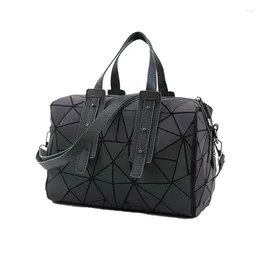 Sacs à bandoulière de luxe géométrique lumineux pour femmes, sacs à main avec oreiller pliant avec veilleuse, Mini sac à bandoulière, 2024