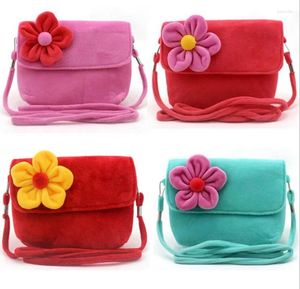 Sacs à bandoulière M358 joli sac pour enfants mignon fleur de soleil enfants messager petite taille femmes fille cadeau d'été en gros