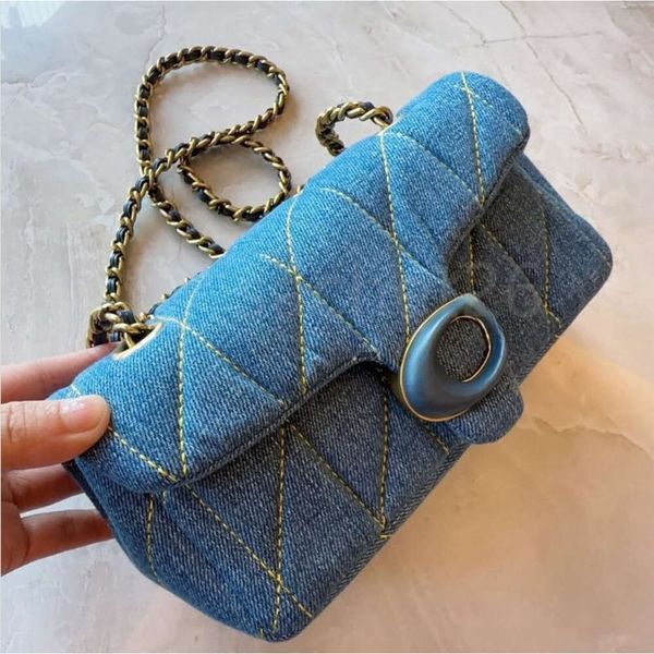 Sacs à bandoulière Madison épaule sac à bandoulière agneaux sacs à main en laine fourre-tout mode femmes flip hasp shopping carré luxe multicolore sacs de créateurs cs tabby sac en denim