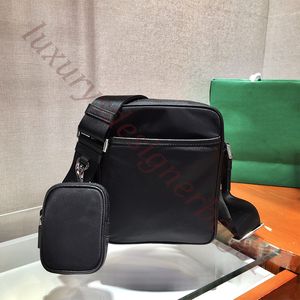 Bolso de hombro Bolso de moda de alta calidad para hombres y mujeres, bolso de mensajero de diseñador, billetera de cuero de nailon, bolso de mano, tarjetero de diseñador