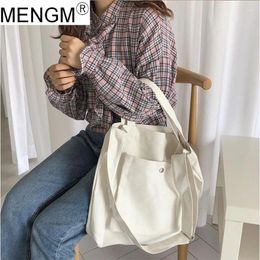 Sacs à bandoulirs Mengm Femmes crossbody sac Fashion Tote Canvas Couleur à main de couleur pour faire du shopping