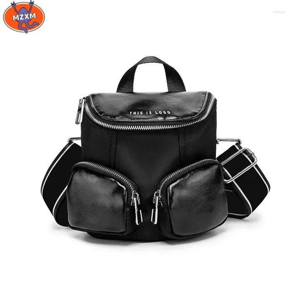 Bolsos de hombro MZXM España Diseñador Mochila de moda Paño Multi-bolsillo All-match Hombros de viaje Casual Dualuse Messenger Bag