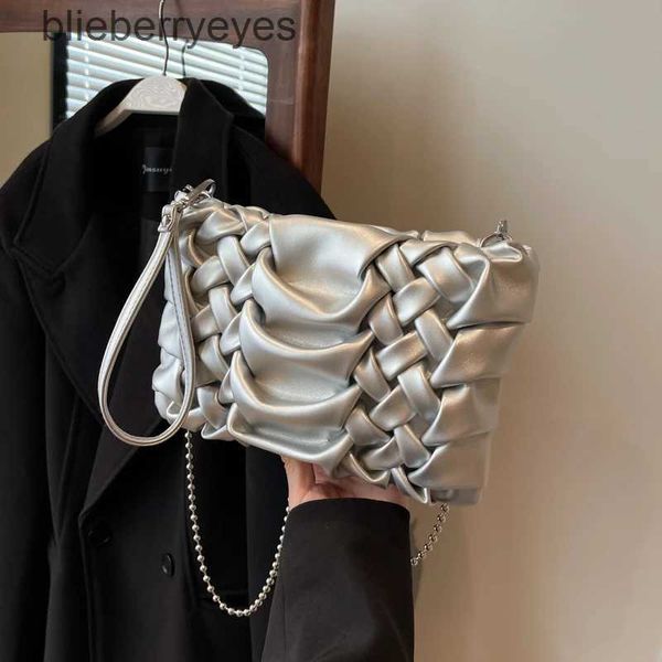 Sacs à bandouliers Nouveaux créateurs de luxe de mode Femmes plissées couvertes couvertes Plidés Plidé Chains de sac à main