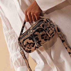 Sacs à bandoulière New Leopard Sacs à bandoulière pour femmes Sacs à main de luxe Designer Ladies Hand Shoulder Messenger Bag Sac a Main Female 230210