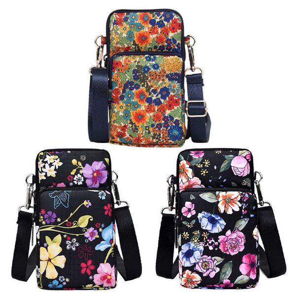 Bolsos de hombro Nuevo bolso para teléfono móvil Bolso pequeño para mujer Bolso bandolera de hombro Monedero Monedero Movimiento de ocio Bolso bandolera Carteras 0216/23