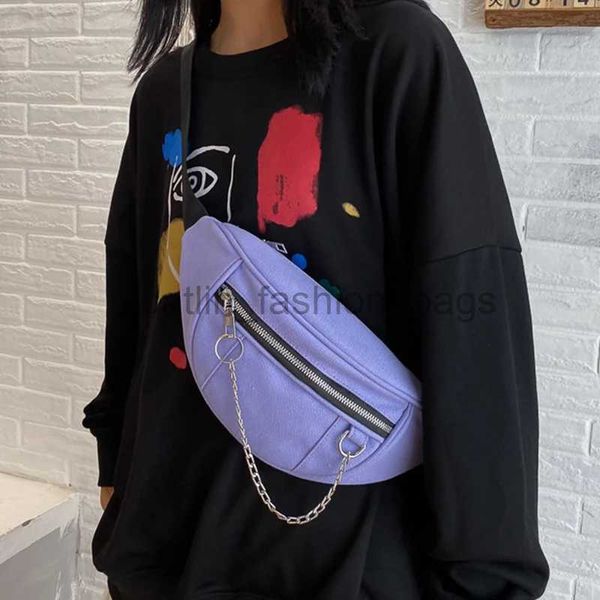 Bolsos de hombro Nuevas mujeres Cadena Bolsa de cintura Señoras Nuevo Diseñador Lona Fanny Pack Moda Viaje Dinero Teléfono Ch Banana Mujer Bum Beltcatlin_fashion_bags