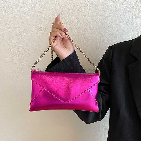 Bolsos de hombro Nuevo bolso de mano de cuero de hombro de noche para mujer Cartera de mano de bola de boda Bolso de plata con diez fuentes Chainstylishhandbagsstore