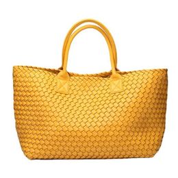Sacs à bandoulière nouveau sac à main de créateur pour femmes Style sans doublure mode sac ouvert grande capacité sacs à main tissés fourre-tout 240311