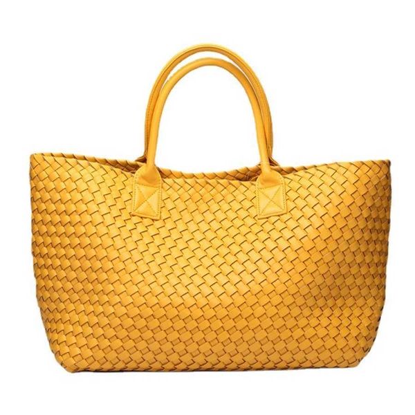 Sacs à bandoulière nouveau sac à main de créateur pour femmes Style sans doublure mode sac ouvert grande capacité sacs à main tissés fourre-tout 240311