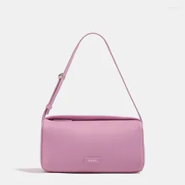 Sacs à bandoulins Niche Designer Luxury rétro petit sac carré Sac exquis et aisse polyvalente en cuir souple Toast Simple