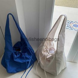 Sacs à bandoulière de nouveau sac à dos en nylon haute capacité cordon de serrage épaule unique bandoulière fourre-tout sacs pour femmestylisheendibags