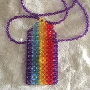 Sacs à bandoulière en perles, petit sac pour téléphone portable, couleur tissée à la main, décoration à portée Oblique, Ins même tendance