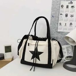 Sacs à bandoulière Sac de corps personnalisé pour femmes Style grande capacité Couple Soulder sac nouveau sac à main en nylon luxe cordon et sacstylisheendibags