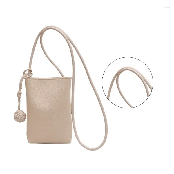 Bolsos de hombro portátil PU cuero crossbody bolso pequeño bolso teléfono para mujer niña