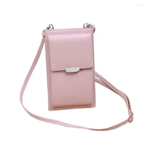 Sacs à bandouliers Pu Luxury Hands Sacs Womens For Woman Phone Sac Crossbody Purse Portefeuille portefeuille Femme Pocket Card Holder