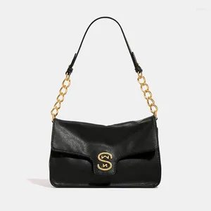 Sacs à bandouliers sacs et sacs à main sac à bandoulière de luxe pour femmes créatrice de haute couture de la chaîne métallique décontractée polyvalente simple