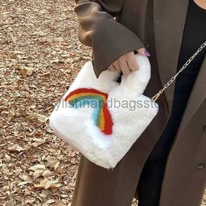 Sacs à bandoulière Rainbow Soul Sac à bandoulière en mousseline de soie Portefeuille d'hiver Grande capacité Poche supérieure pour femme Stylishhandbagsstore