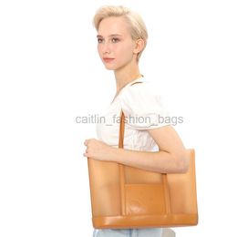 Sacs à bandoulière SC Design de luxe Jelly Bag Femme Haute capacité HandDesigner TPU Cuir Joint Transparent Shopping Set Quotidien Casual caitlin_fashion_bags