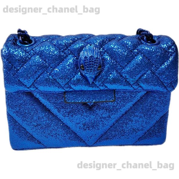 Sacs à bandoulière brillant paillettes Mini bleu femmes sac à main Bling paillettes matelassé mode sac à bandoulière T240116