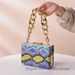 Sacs à bandouliers Splake à imprimé serpent pour femmes sac à main crossbodybag de luxe Sac à épaule PU Pu Hand Hand Sac Unique Elegantes Embray