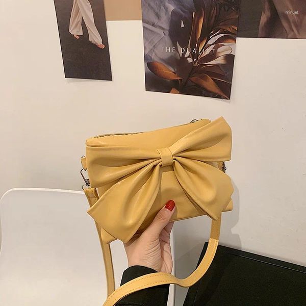 Bolsos de hombro bolsos de cuero genuino sólidos All-Match Fashion for Women Bag desmontable Boind Tie Women's 2023 Tendencia 2023