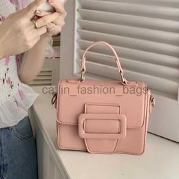 Sacs à bandoulière Sac messager carré solide pour femme Sac à bandoulière haut pour femme Flip Club Portefeuille Femme Rose Bagcatlin_fashion_bags