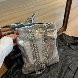 Schoudertassen Sparkly dames forens tas glanzend vierkante handtas tas grote capaciteit damestas 2023 trendscatlin_fashion_bags