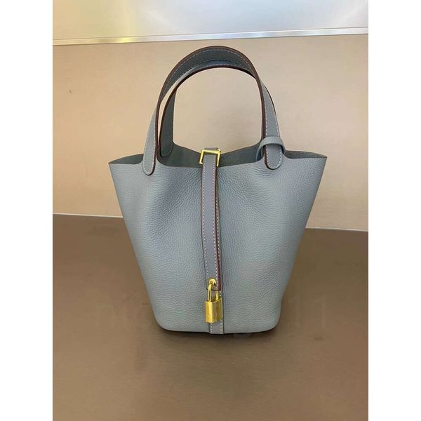 Sacs à bandoulière Totes 10A Sac seau de loisirs Sac fourre-tout pour femme Sac de créateur classique Premium TC Cuir Semi-fait à la main Mode Capacité Sac 2024 Nouveau