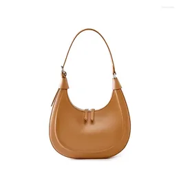 Schoudertassen Onderarm Vrouwen Half Moon Bolsas Feminina 2024 Bolsos Mujer Fashion Designer Handtassen Casual Crescent Bag