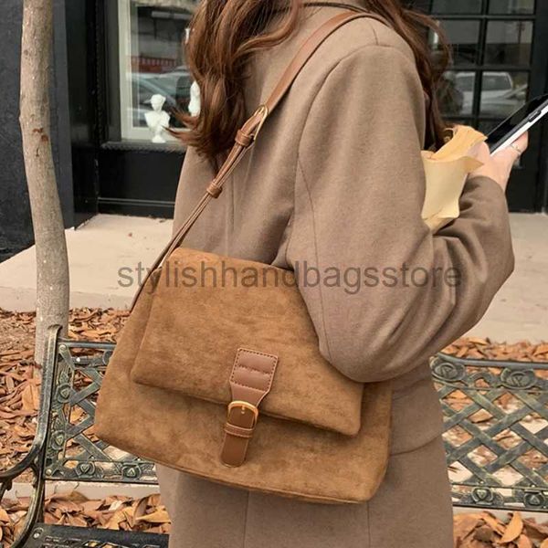 Sacs à bandoulière Design Vintage Maer Leater Sac aigre pour Femme Mode Sac croisé pour Femme Vintage Université Filles Livre Sac à Main Sac Walletstylishhandbagsstore